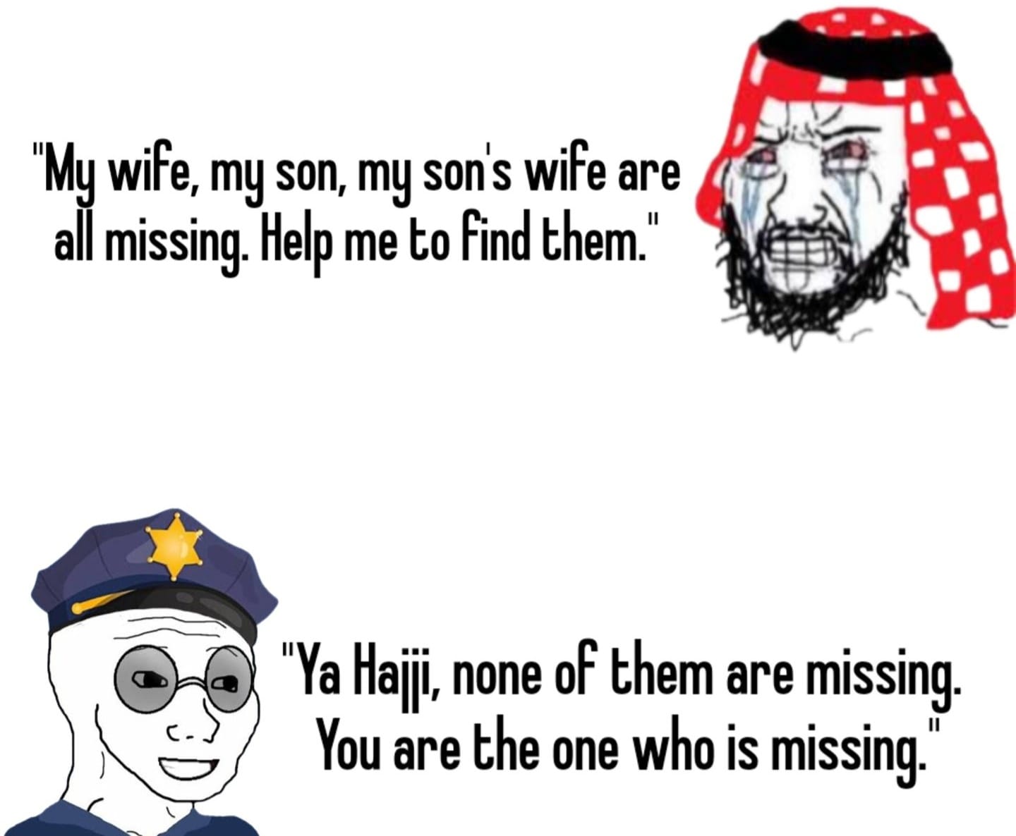 You're the one who's missing