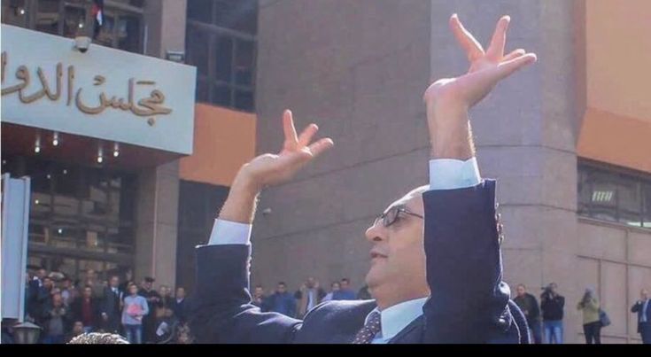 Dramatic court exit vibes