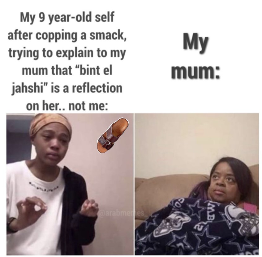 Explaining yourself after a smack